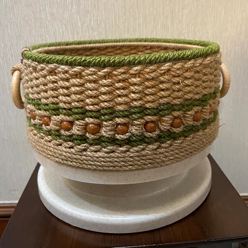 Natural Seagrass Woven Storage Basket - image 1