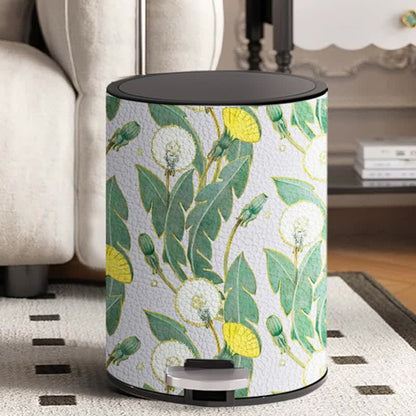 Rural Dandelion Durable Large Capacity Trash Can - Foot-pedal - 10"W x 10"L x 15"H - image 3