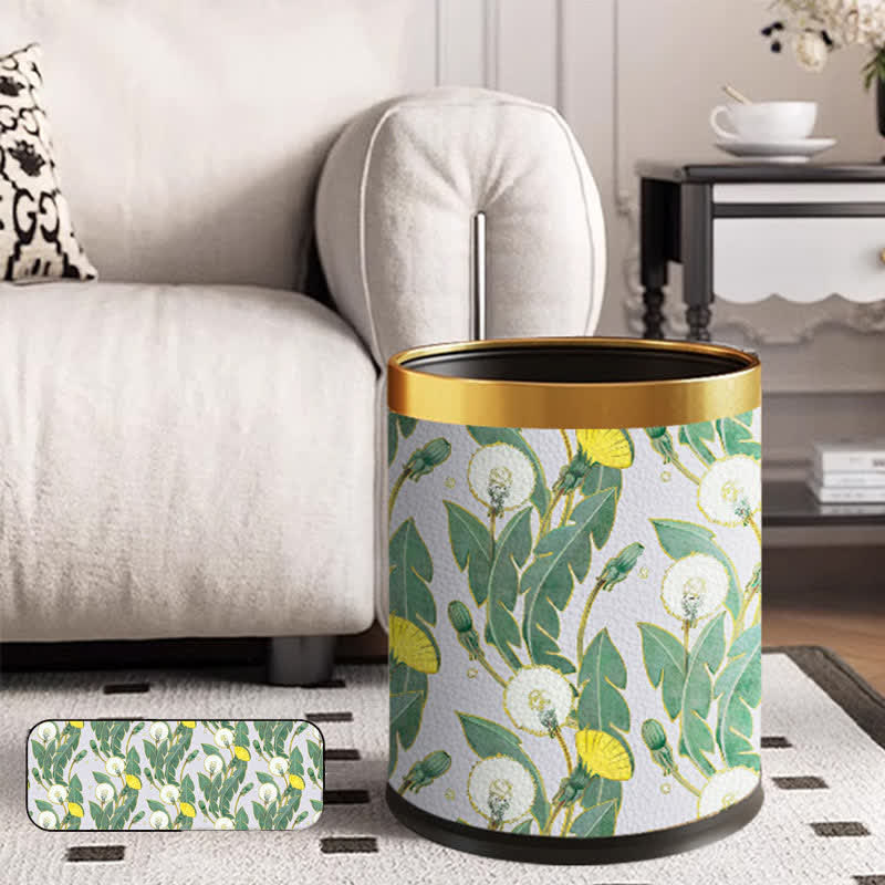 Rural Dandelion Durable Large Capacity Trash Can - image 1