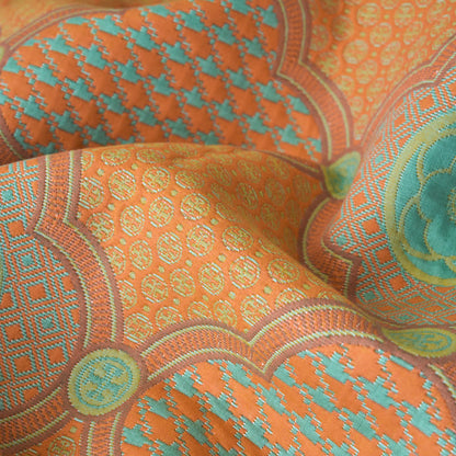 Reversible Vintage Cotton Gauze Jacquard Blanket - image 3