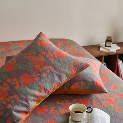 Yarn-dyed Vintage Soft Cotton Gauze Fitted Sheet - image 7