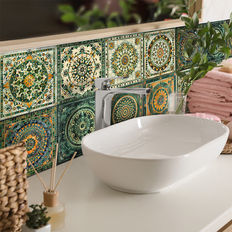 Moroccan Style DIY Peel & Stick Wall Tile Stickers - image 2