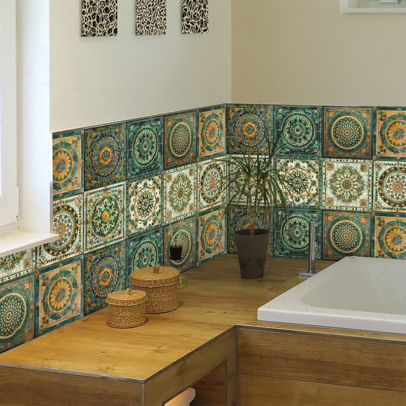 Moroccan Style DIY Peel & Stick Wall Tile Stickers - image 1