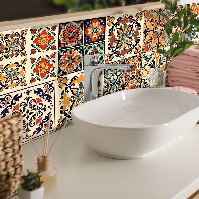 Moroccan Waterproof PVC Wall Tile Stickers - image 0