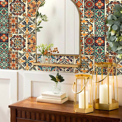 Moroccan Waterproof PVC Wall Tile Stickers - image 1