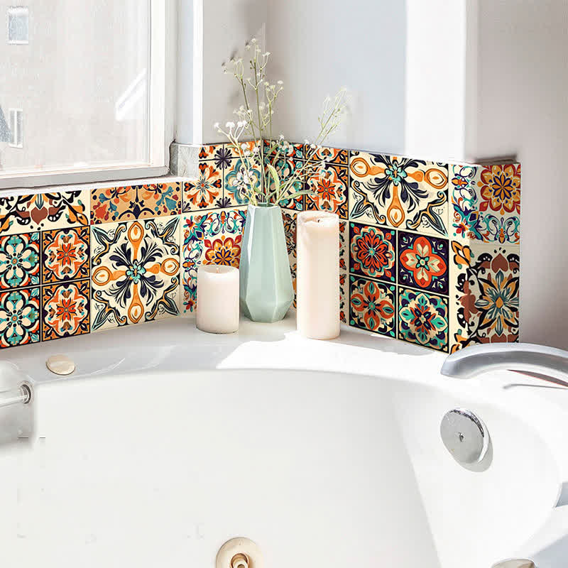 Moroccan Waterproof PVC Wall Tile Stickers - image 3