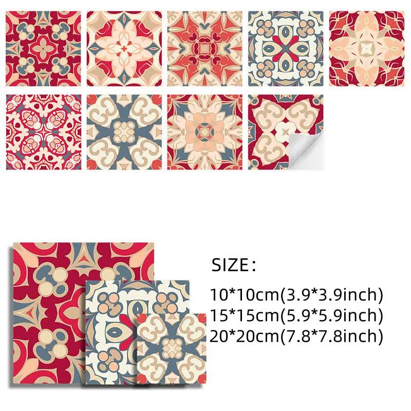 Moroccan Waterproof Backsplash Tile Decals - 27PCS - 12" x 12" - image 6