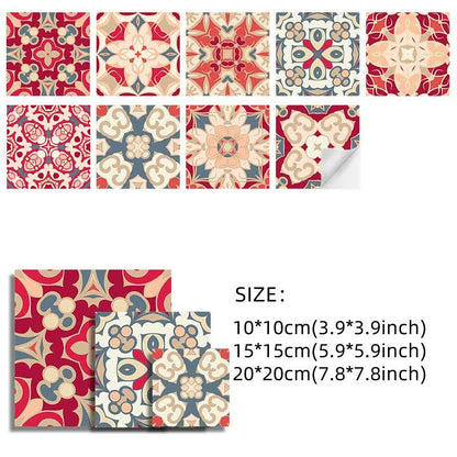 Moroccan Waterproof Backsplash Tile Decals - 27PCS - 12" x 12" - image 6