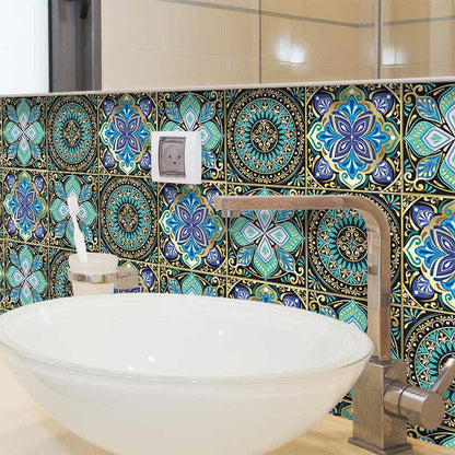 Mandala Style Waterproof Backsplash Tile Decals - image 5