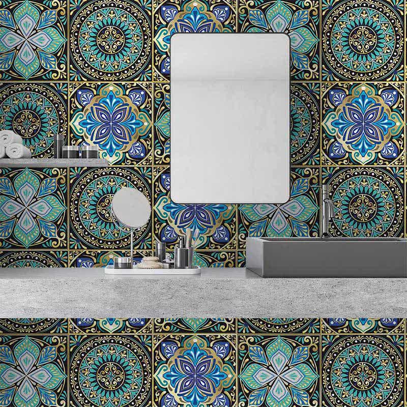 Mandala Style Waterproof Backsplash Tile Decals - image 3