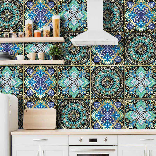 Mandala Style Waterproof Backsplash Tile Decals - image 0