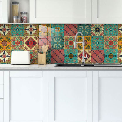 Colorful Moroccan Removable Backsplash Tile Sticker - image 5