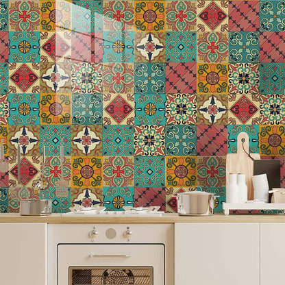 Colorful Moroccan Removable Backsplash Tile Sticker - image 0