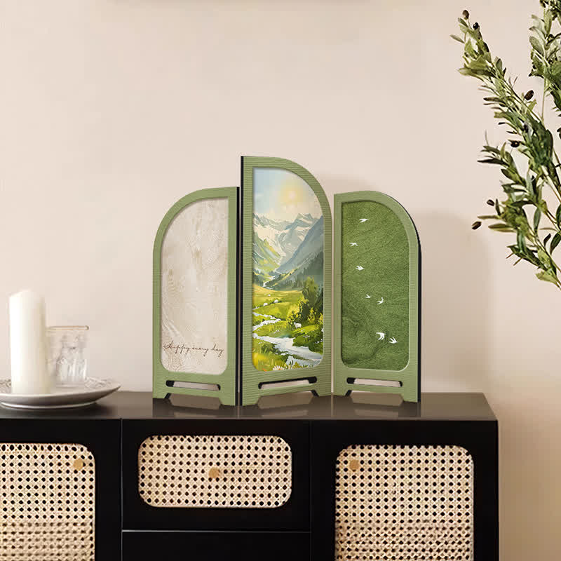 Pastoral Landscape Foldable Desktop Ornament - image 1