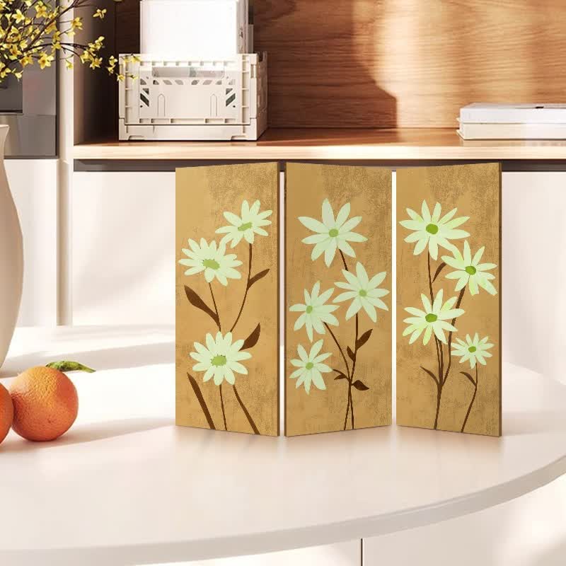 Floral Acrylic Foldable Desktop Ornament - F - 2PCS - 11"W x 9"H  - image 5