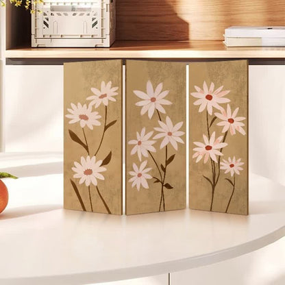 Floral Acrylic Foldable Desktop Ornament - E - 2PCS - 11"W x 9"H  - image 4