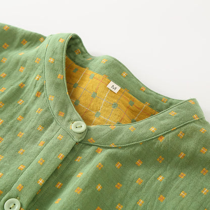 Button-down Cotton Gauze Soft Pajama Set - image 3