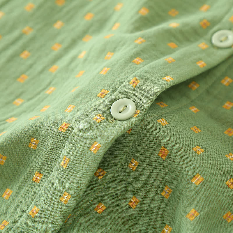 Button-down Cotton Gauze Soft Pajama Set - image 4