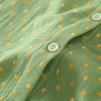 Button-down Cotton Gauze Soft Pajama Set - image 4