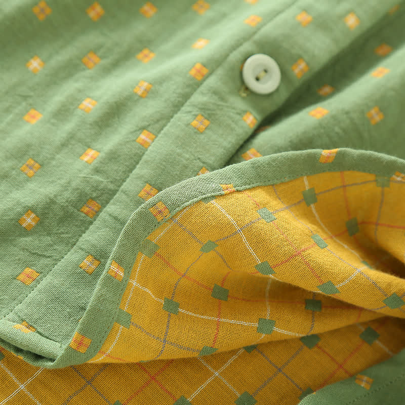 Button-down Cotton Gauze Soft Pajama Set - image 5