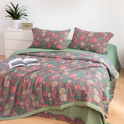 Vintage Rose Comfy Cotton Gauze Bedding - image 5