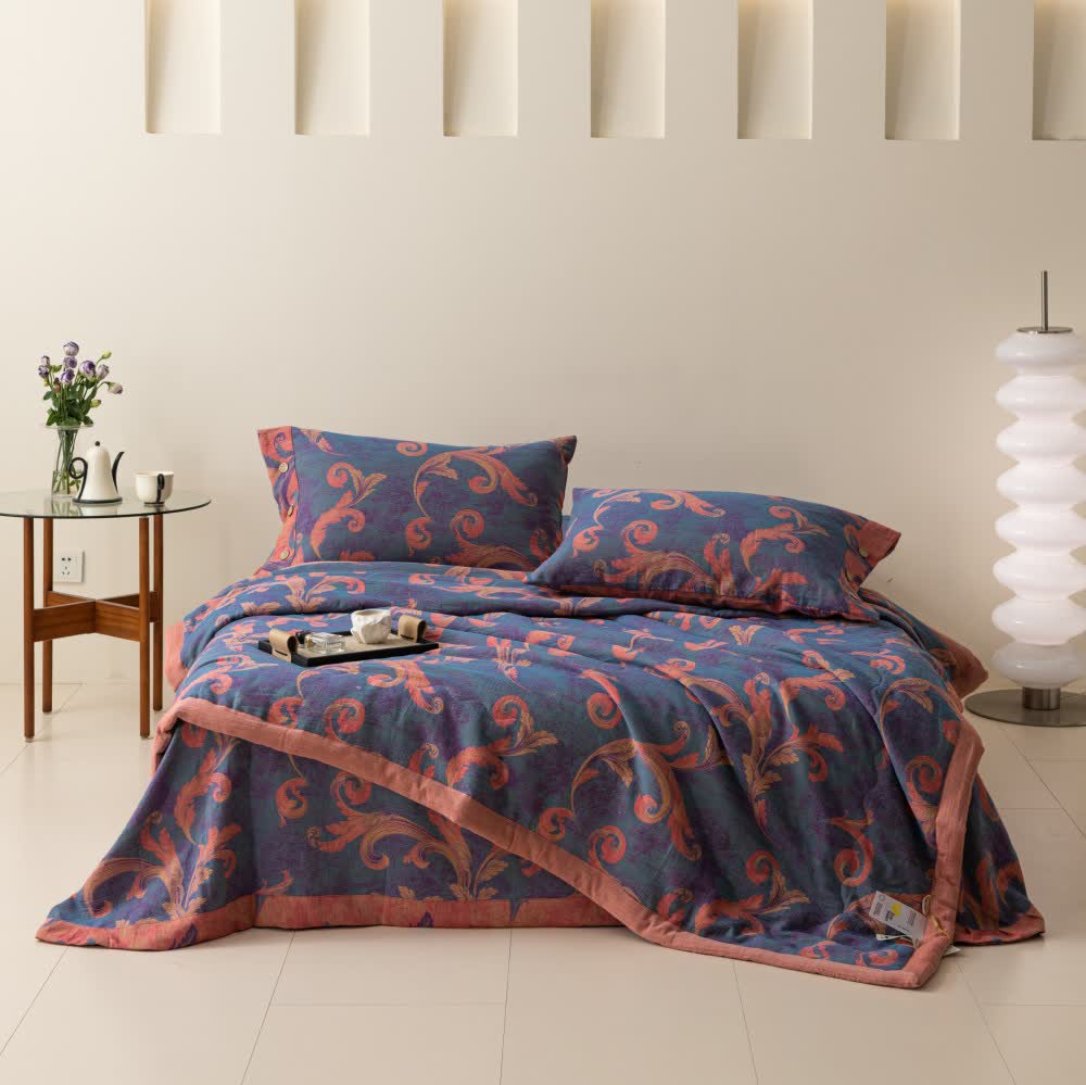 Breathable Cotton Gauze Retro Comfy Bedding - image 1