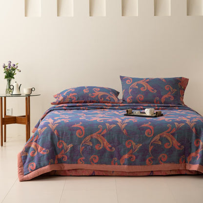 Breathable Cotton Gauze Retro Comfy Bedding - image 2