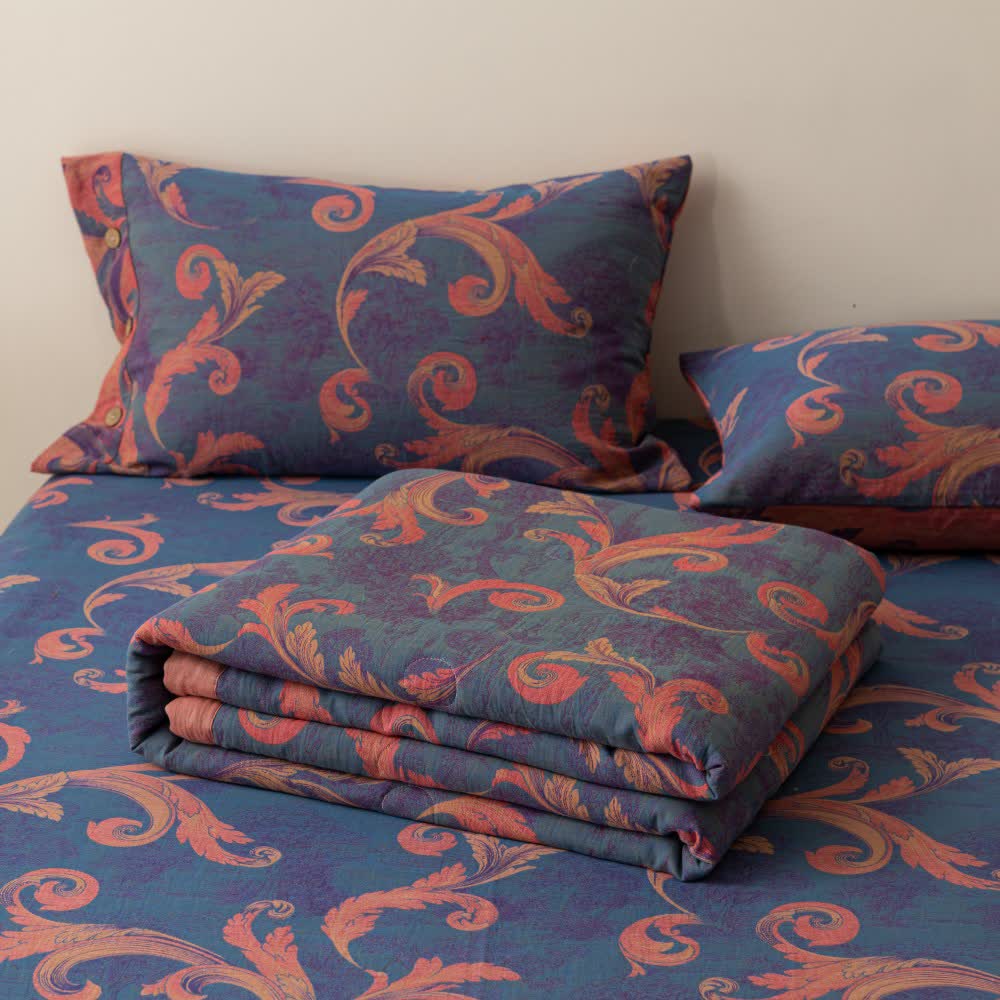 Breathable Cotton Gauze Retro Comfy Bedding - image 6