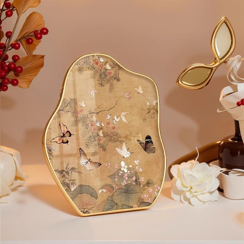 Rural Butterfly Desktop Decoration Painting - B - 2PCS - 8"W x 10"H - image 6