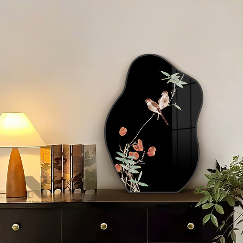 Rural Magpie Desktop Painting Ornament - image 2