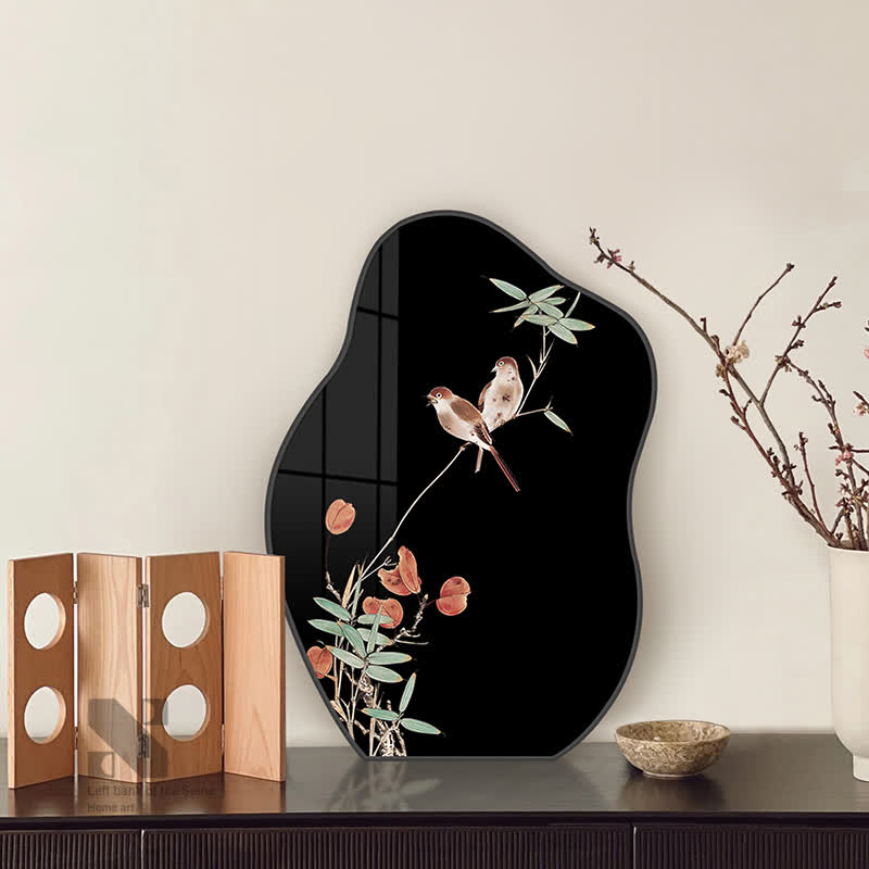 Rural Magpie Desktop Painting Ornament - image 3
