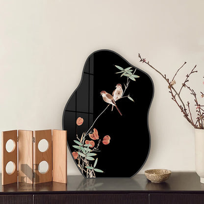 Rural Magpie Desktop Painting Ornament - image 3