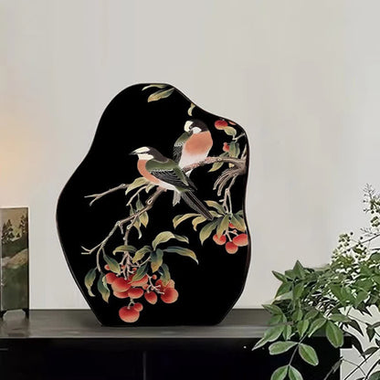 Rural Magpie Desktop Painting Ornament - Set (A+B) - 2PCS - 8"W x 10"H - image 0