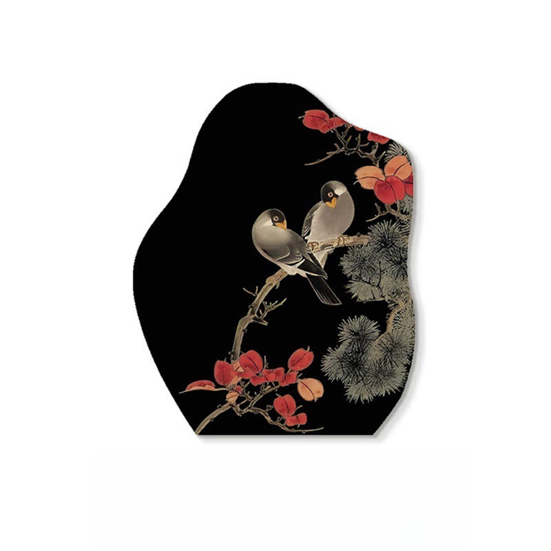 Rural Magpie Desktop Painting Ornament - C - 2PCS - 8"W x 10"H - image 6