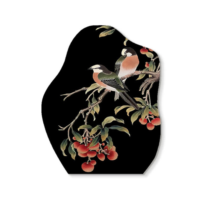 Rural Magpie Desktop Painting Ornament - image 1