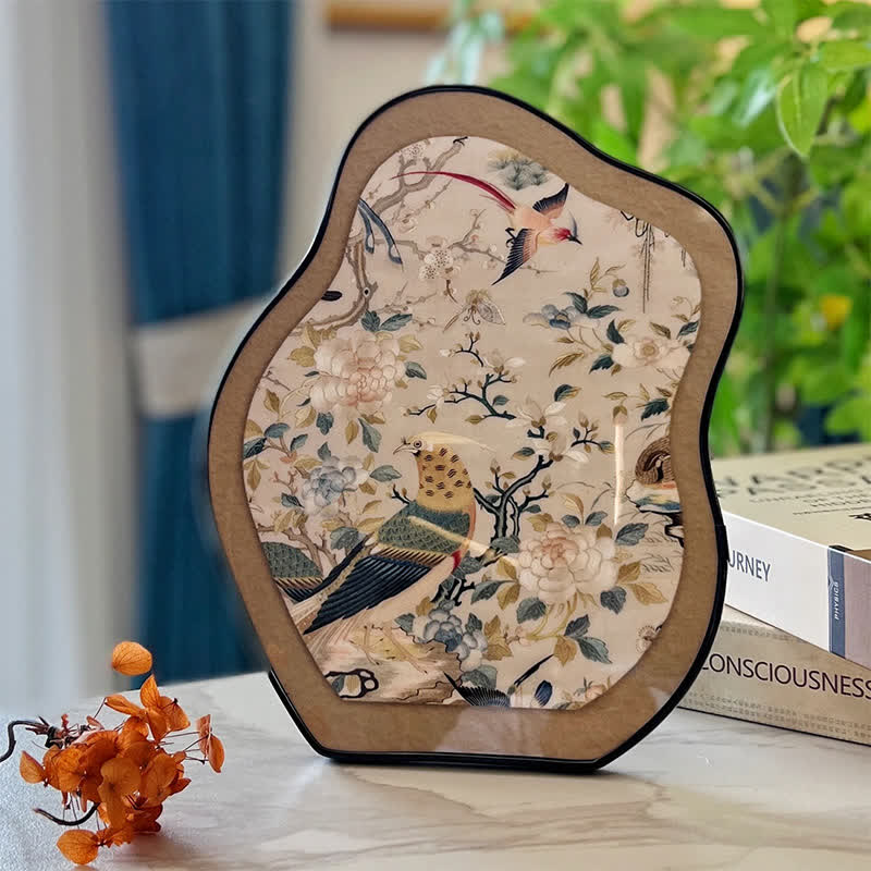 Floral Magpie Home Decor Ornament - B - 2PCS - 8"W x 10"H - image 5