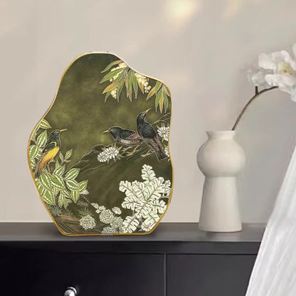 Floral Bird Desktop Painting Ornament - image 3