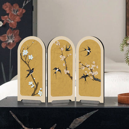 Flying Bird Floral Foldable Home Decor Ornament - image 1