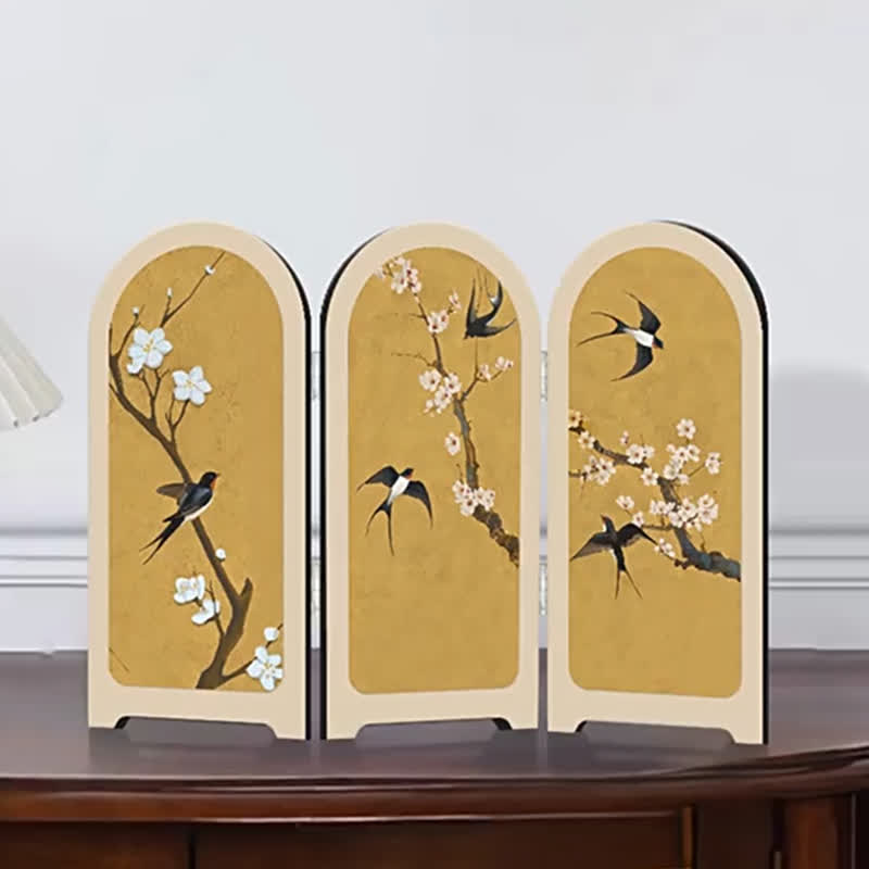 Flying Bird Floral Foldable Home Decor Ornament - image 3