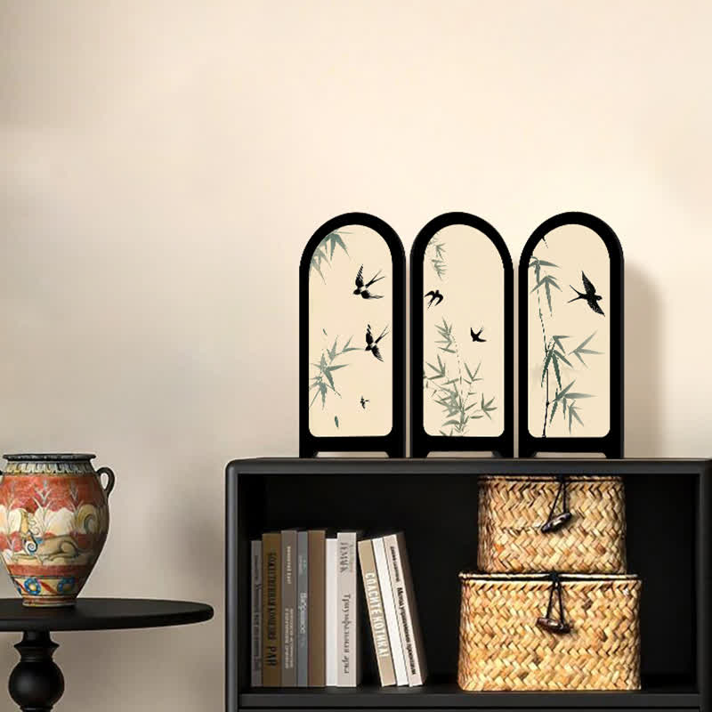 Foldable Home Decor Floral Bird Ornament - image 4