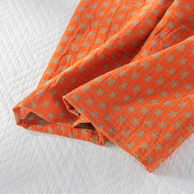 Bright Color Cotton Gauze Soft Nightwear Set - image 6