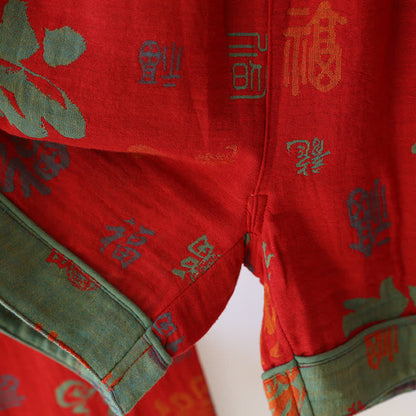 Yarn-dyed Retro Cotton Gauze Pajama Set(3PCS) - image 7