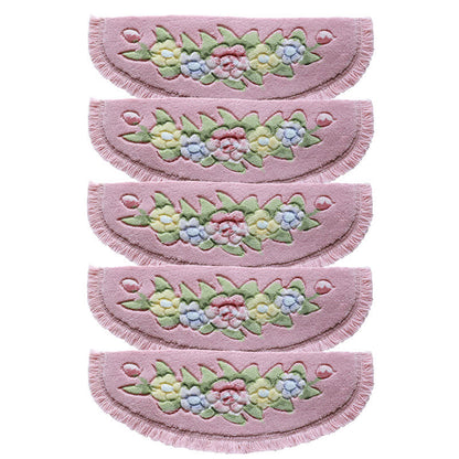 Floral Tassel Non-Slip Stair Treads Carpet - image 11