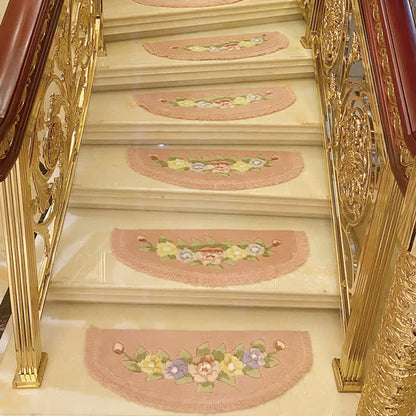 Floral Tassel Non-Slip Stair Treads Carpet - image 10