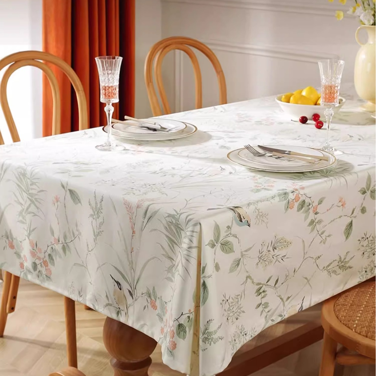 Pastoral Magpie Waterproof Anti-wrinkle Tablecloth - image 4