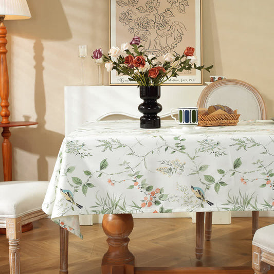 Pastoral Magpie Waterproof Anti-wrinkle Tablecloth - 51" x 94" - image 0
