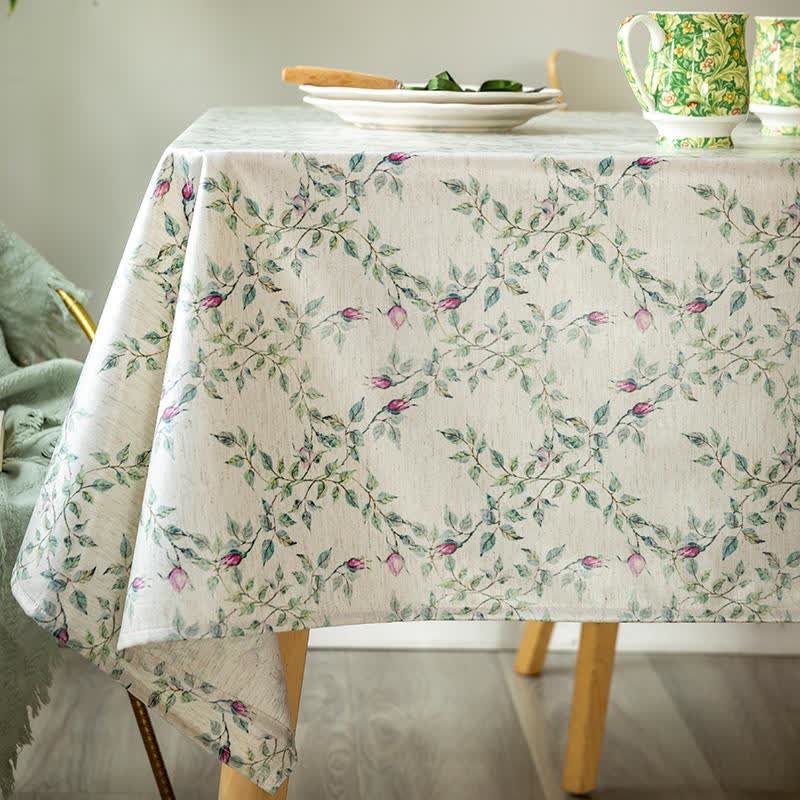 Pastoral Style Waterproof Soft Tablecloth - image 4
