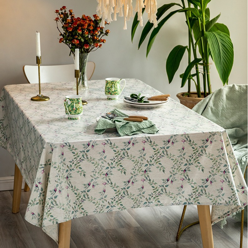 Pastoral Style Waterproof Soft Tablecloth - image 2
