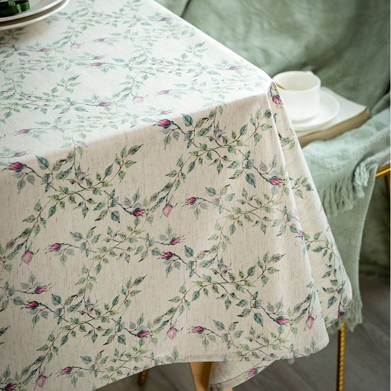 Pastoral Style Waterproof Soft Tablecloth - image 5