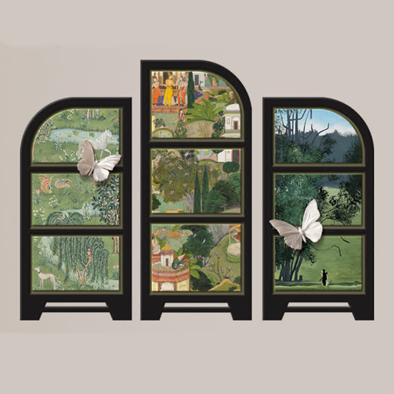 Rural Retro Foldable Screen Desktop Ornament - image 7